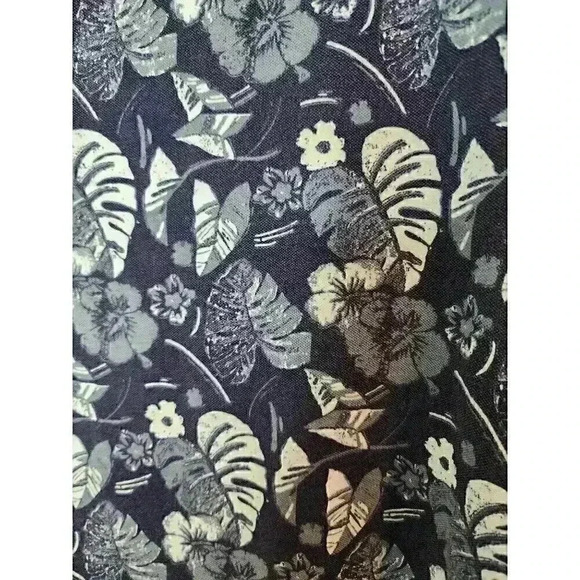 Size XXL Polo Ralph Lauren Navy Blue Tropical Floral Polo Shirt Monstera - Picture 4 of 4